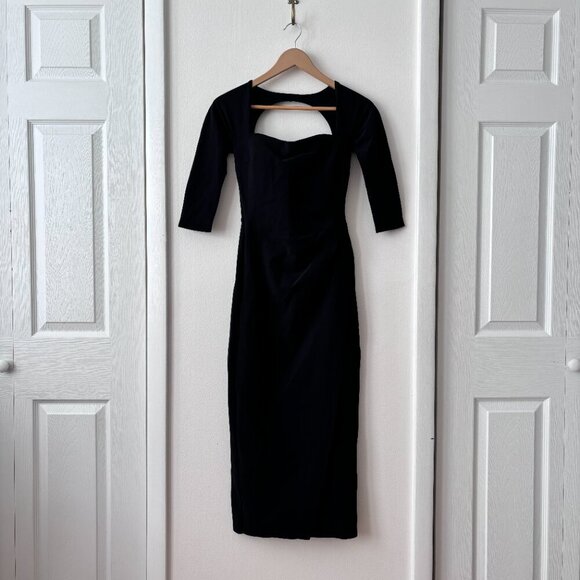 Chiara Boni La Petite Robe Tehuel Cut-Out Midi Dress - Picture 6 of 12